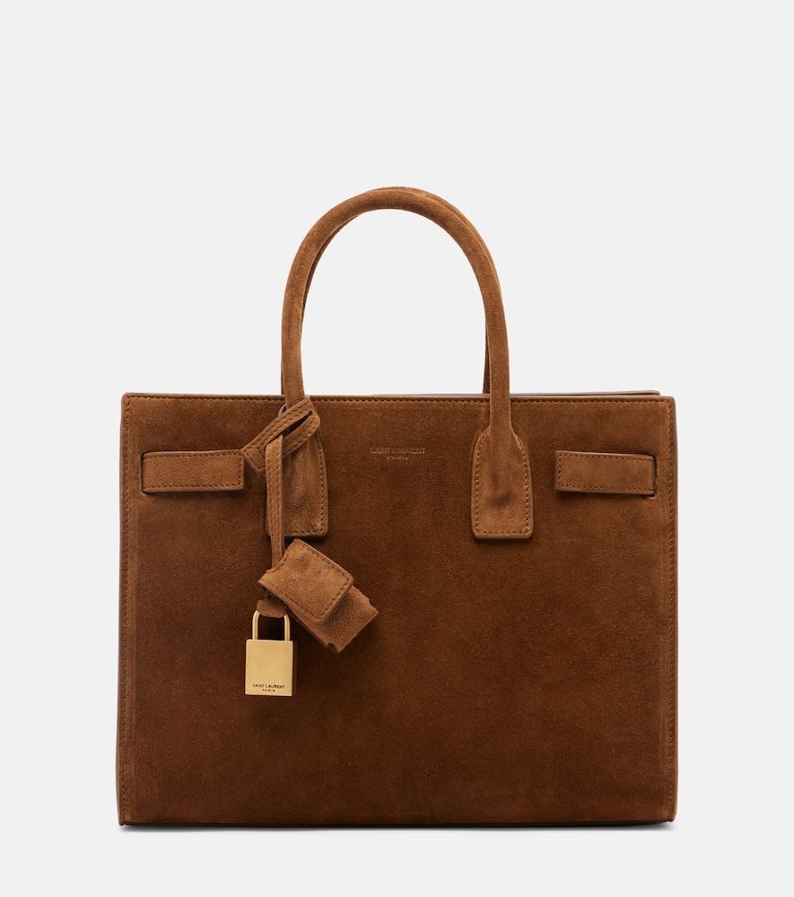 saint laurent sac de jour mini suede top