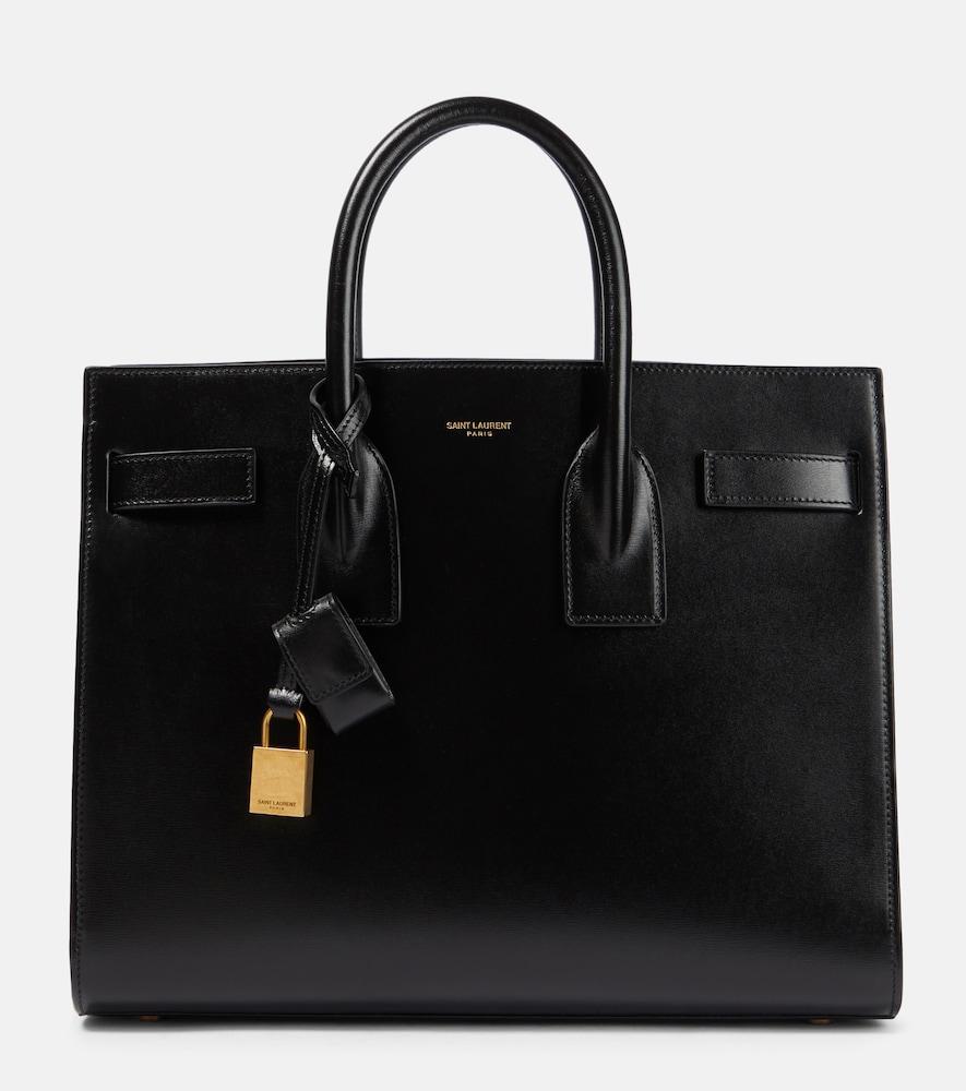 saint laurent sac de jour small leather tote bag