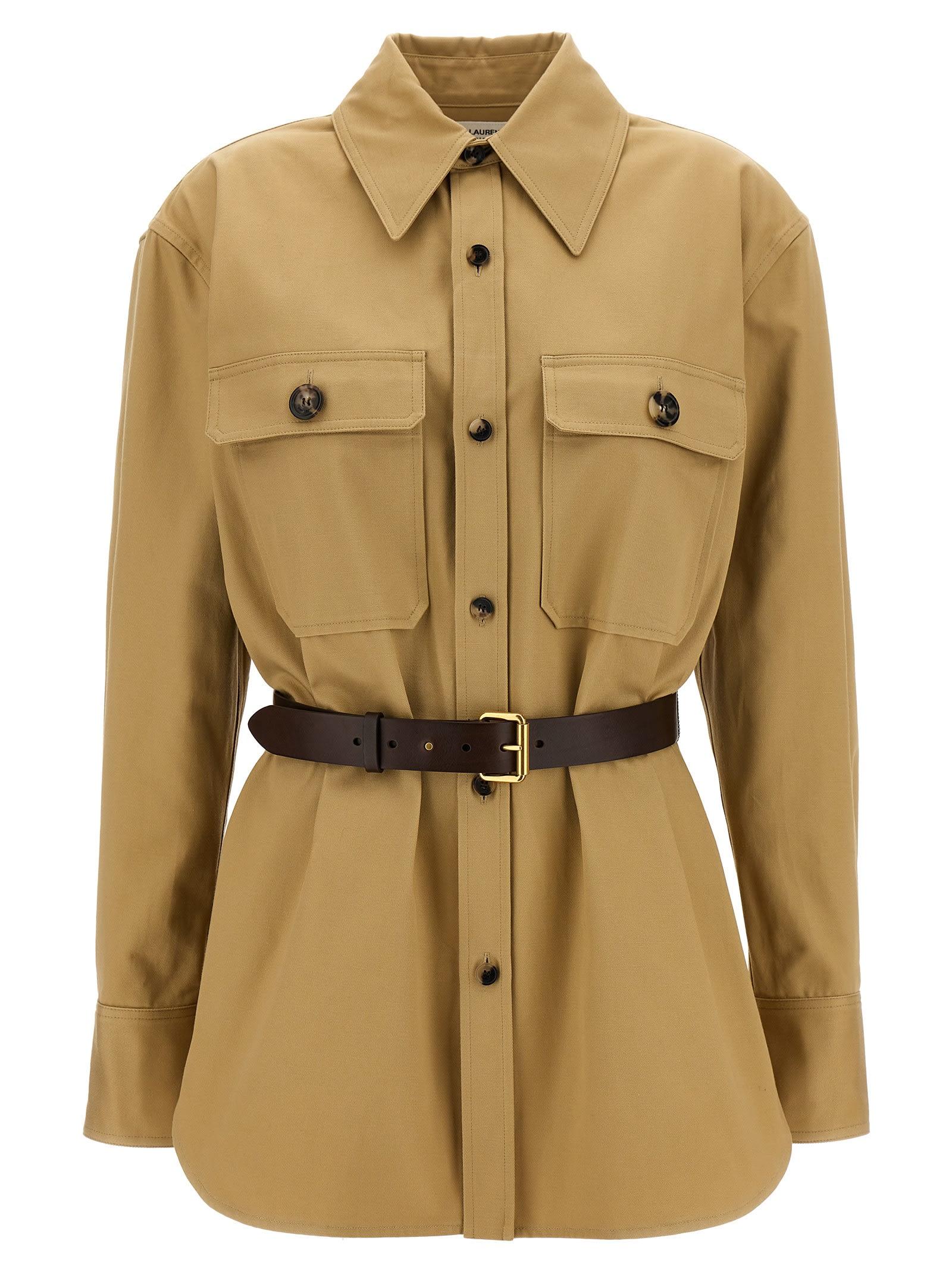 saint laurent saharienne shirt