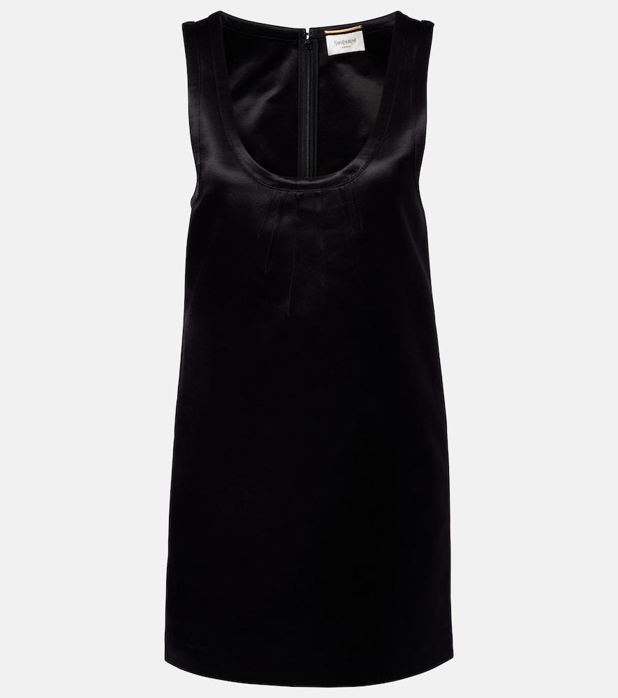 saint laurent satin minidress