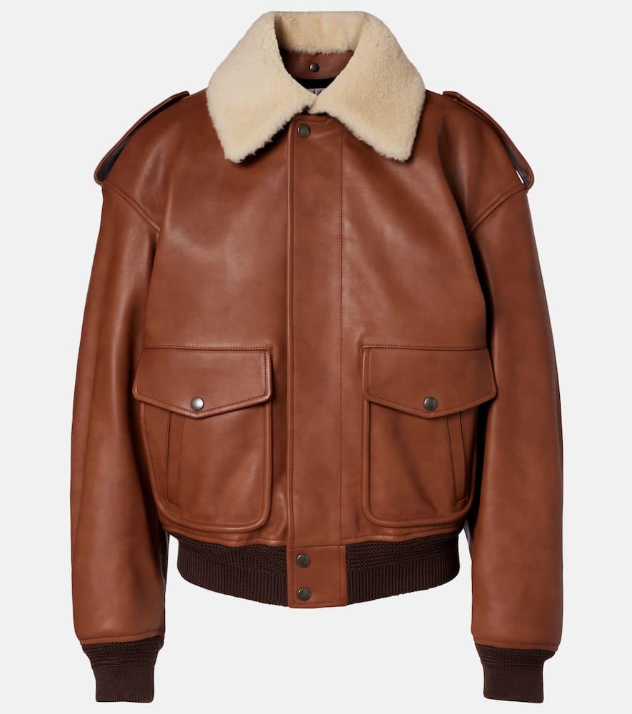 saint laurent shearling