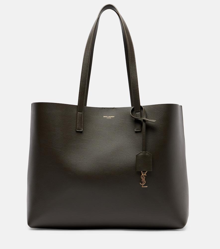 saint laurent shopping large leather tote bag