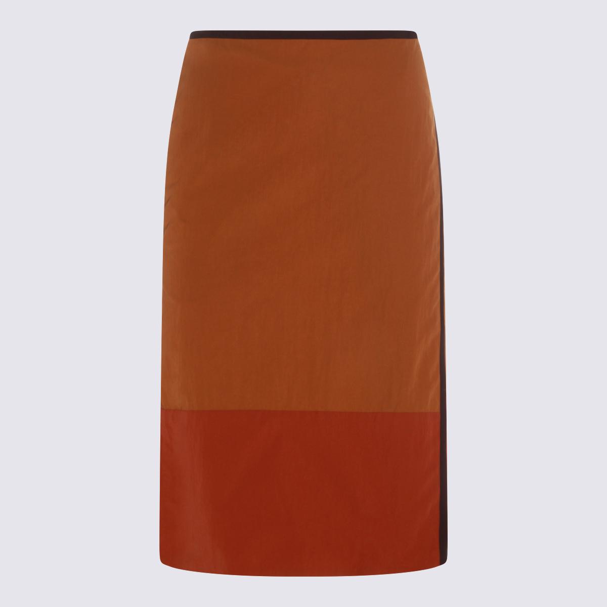 saint laurent skirts ochre dore _pa - women