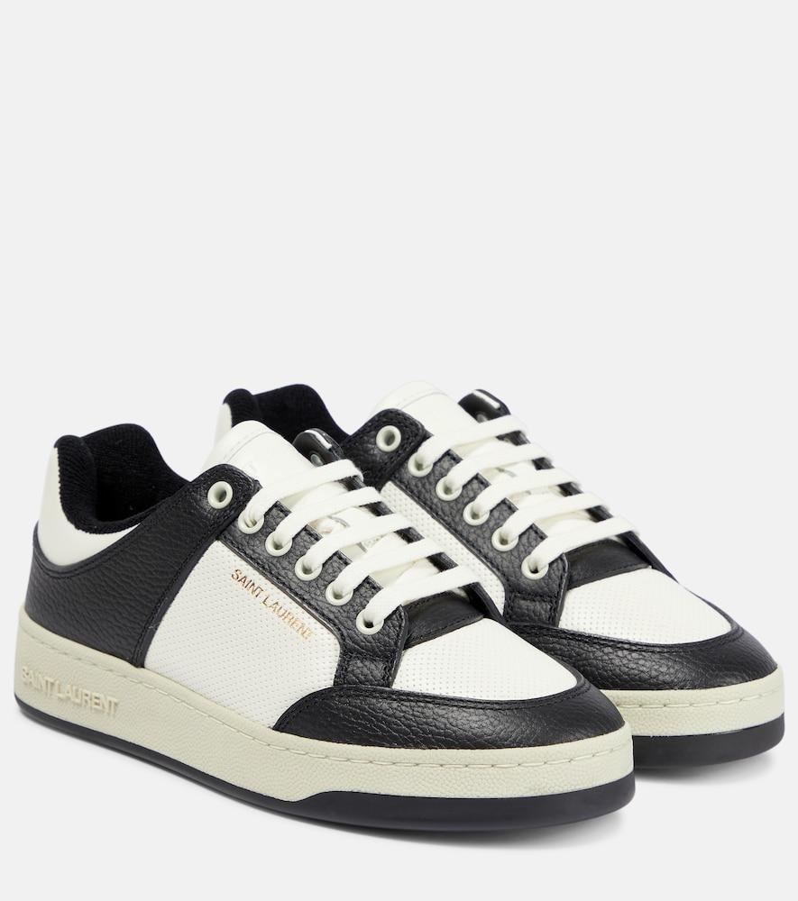 saint laurent sl/61 leather sneakers
