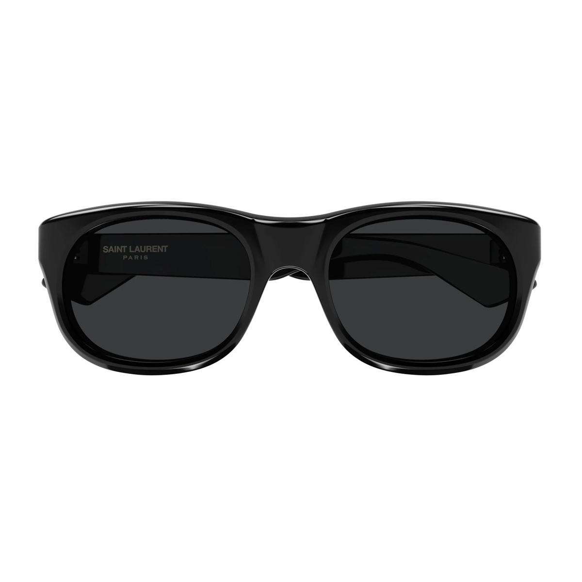 saint laurent sl 815 romy linea logo 001 black nero acetate occhiali da sole - women