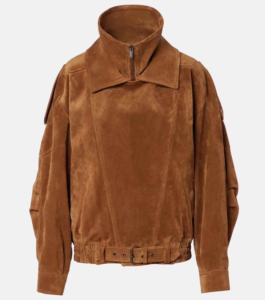 saint laurent suede jacket
