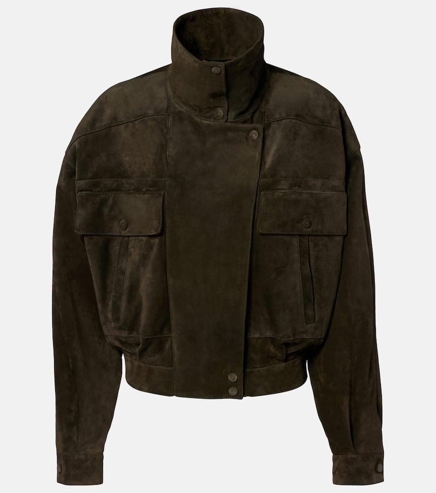 saint laurent suede jacket