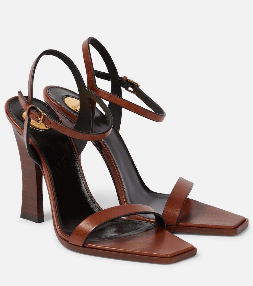 saint laurent susan 110 leather sandals