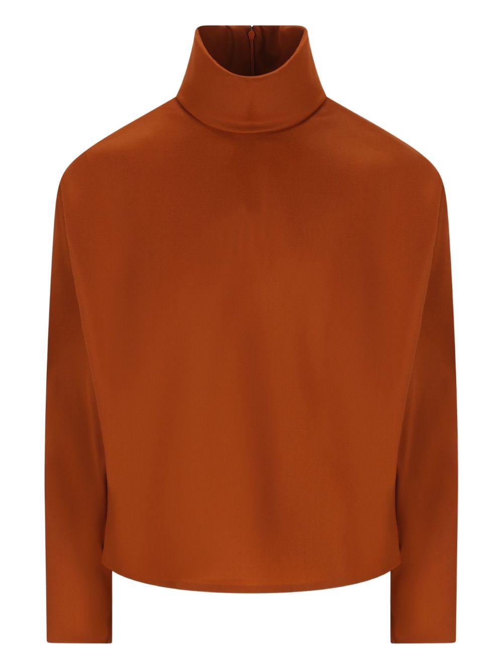saint laurent sweaters brown fabric - women
