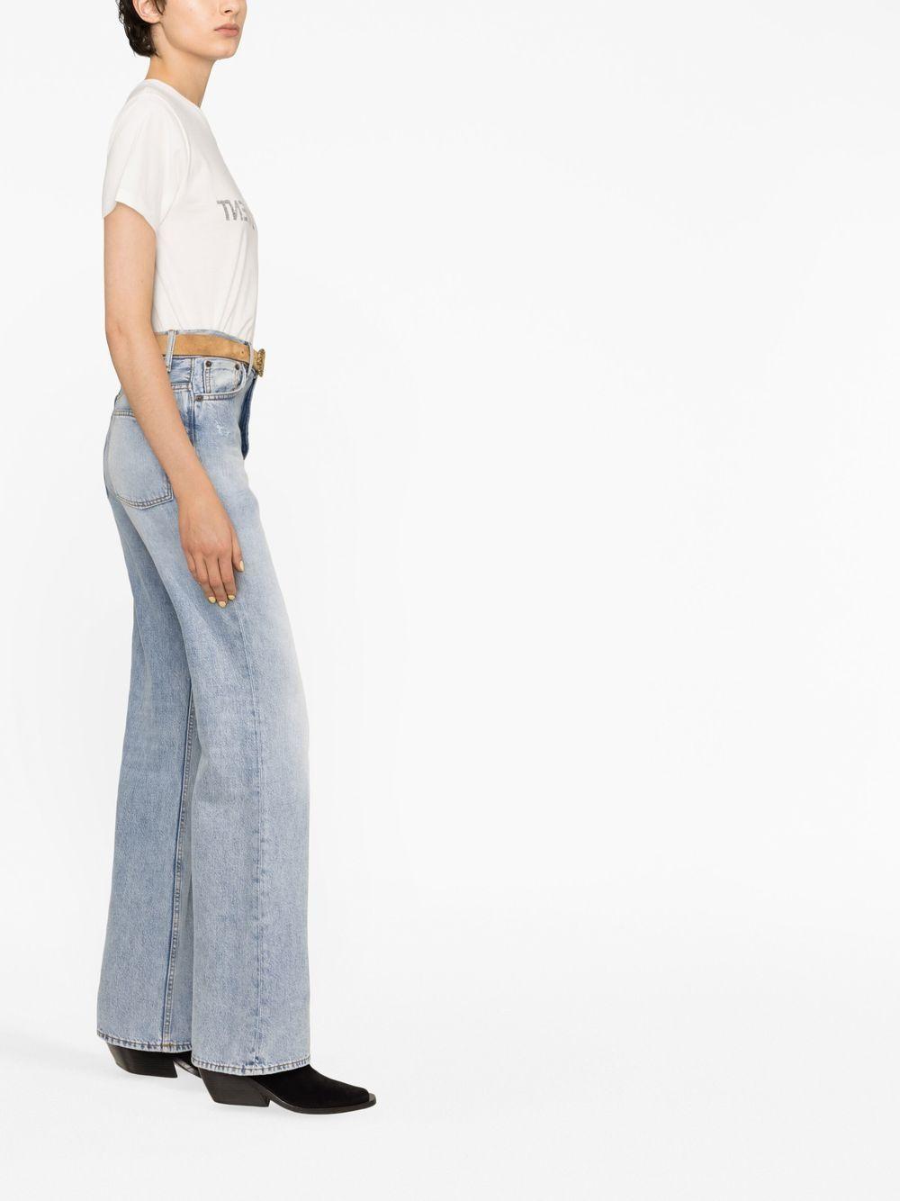 saint laurent t-shirts and polos white cotton - women