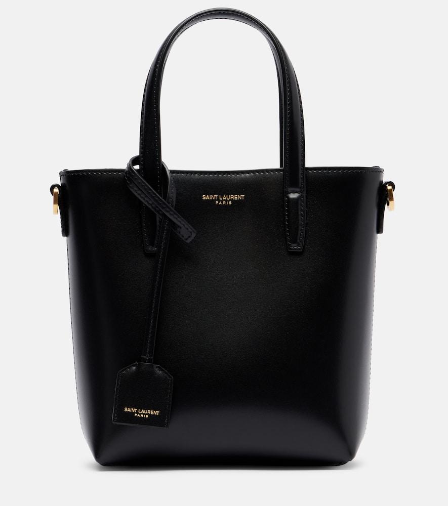 saint laurent toy shopping mini leather tote bag