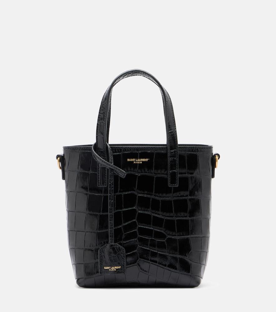 saint laurent toy shopping n/s leather tote bag