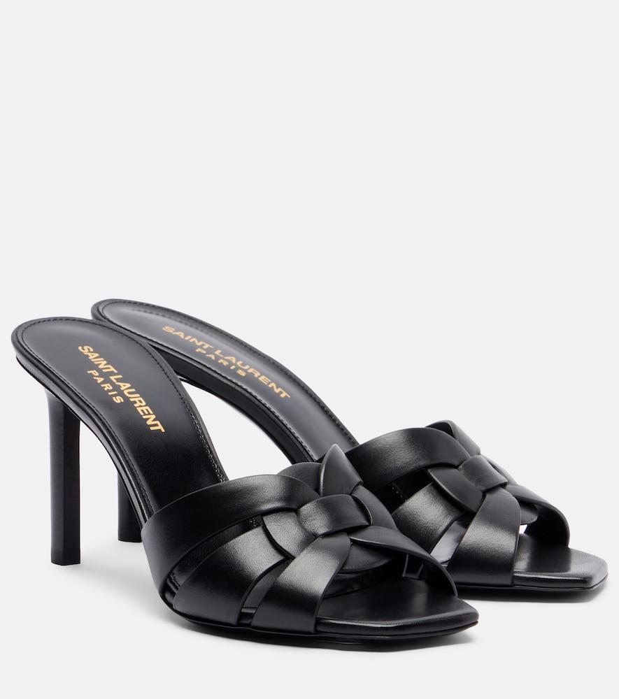 saint laurent tribute 85 leather sandals