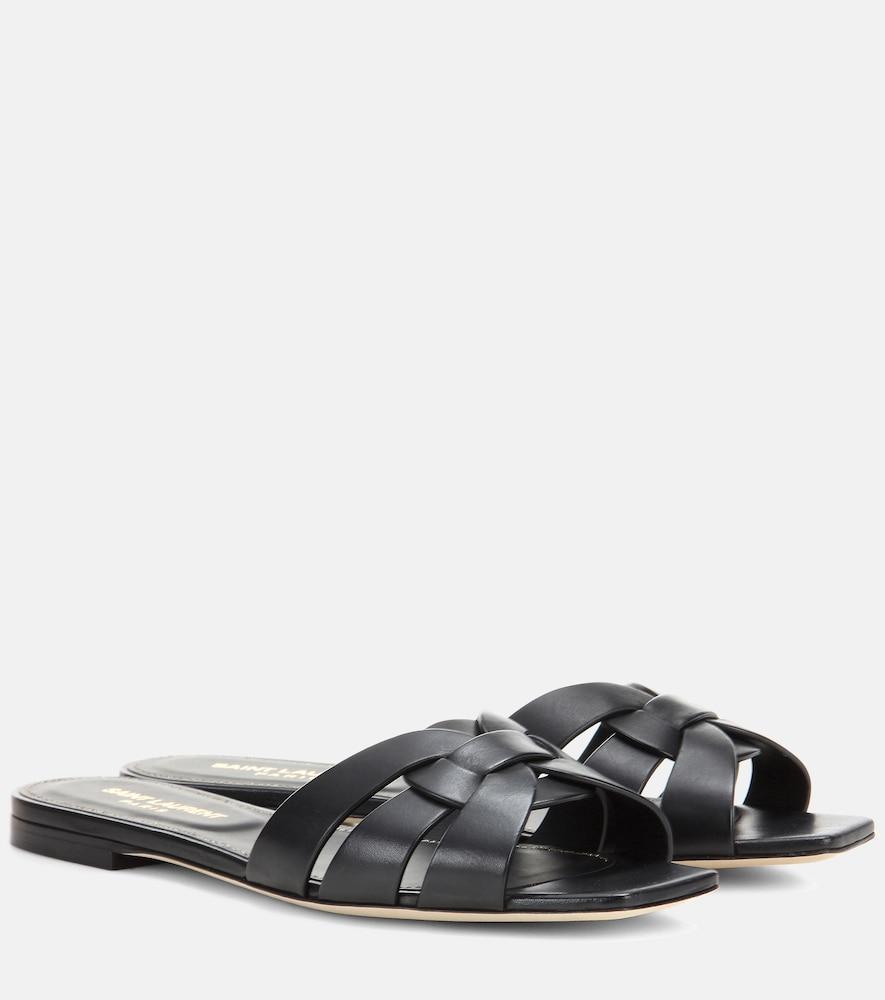 saint laurent tribute nu pieds 05 leather sandals