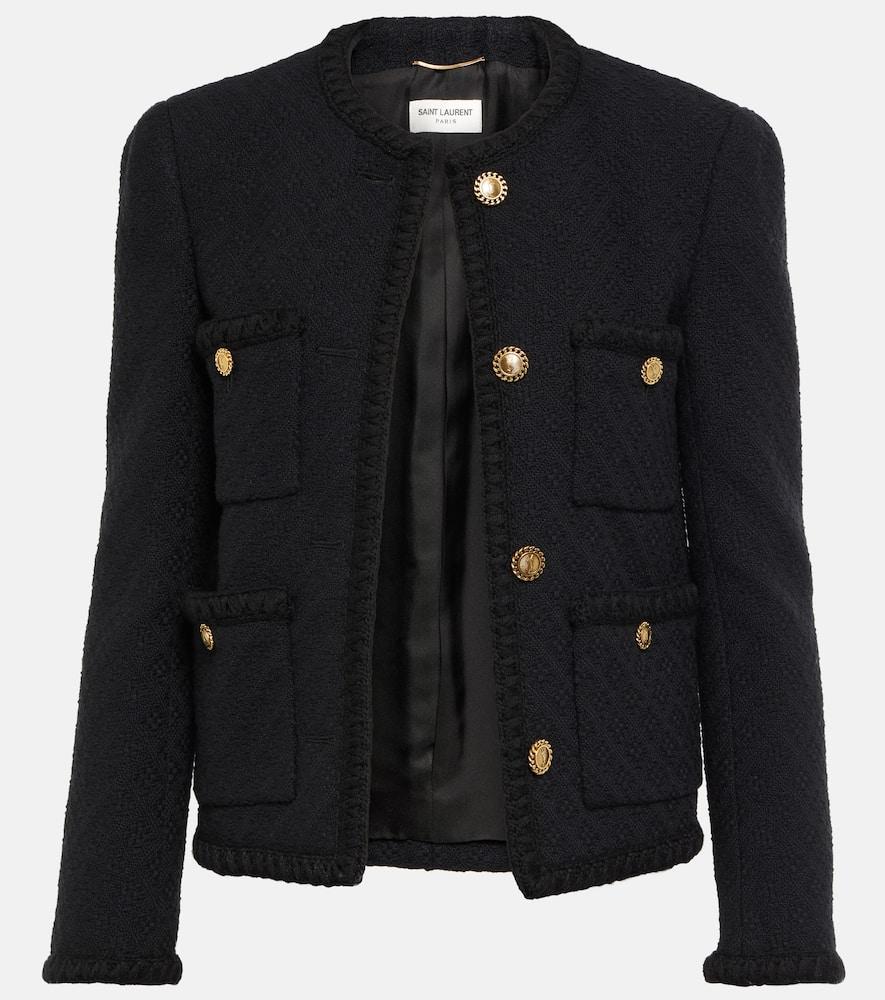 saint laurent tweed jacket