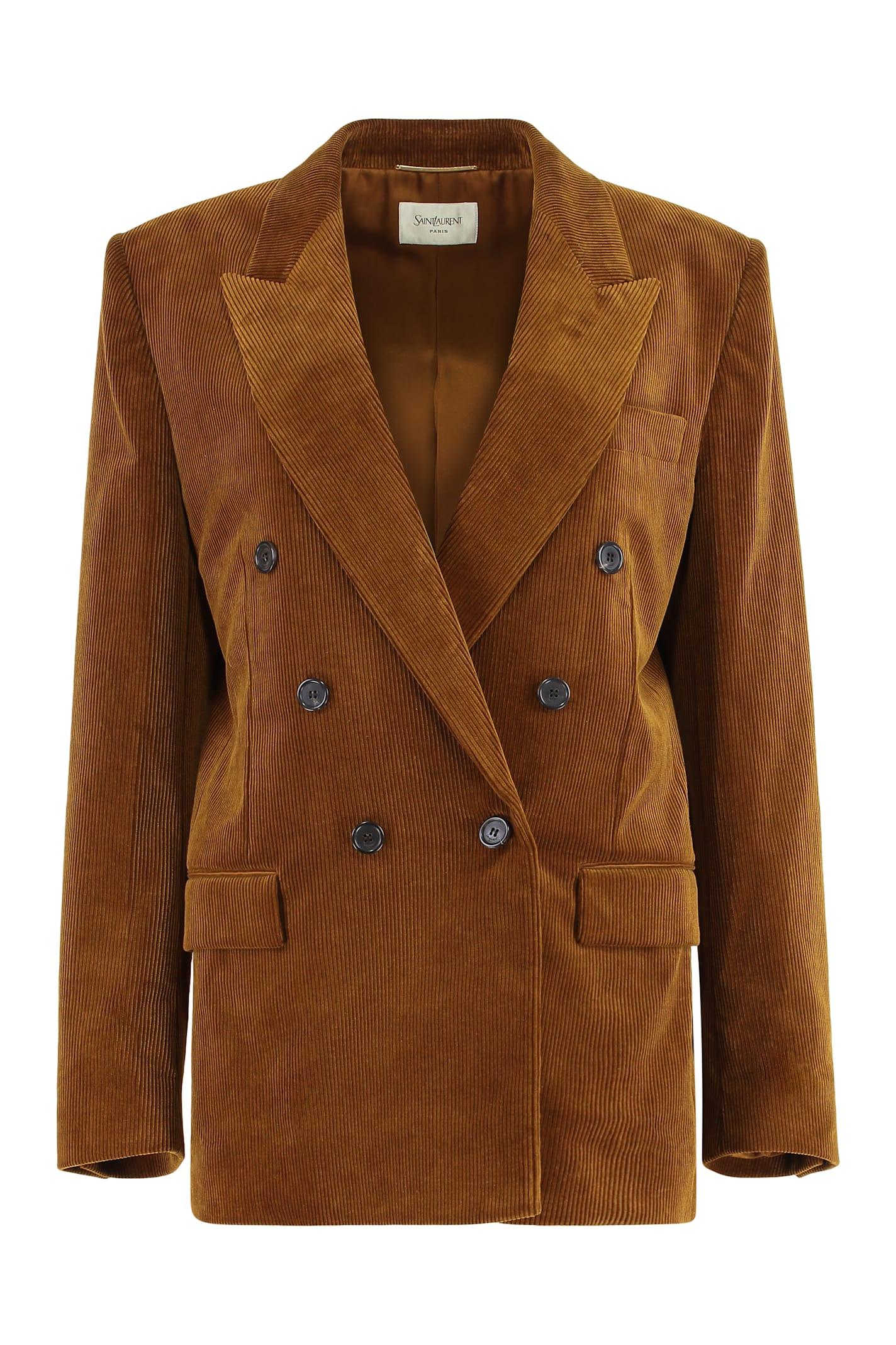 saint laurent velvet jacket