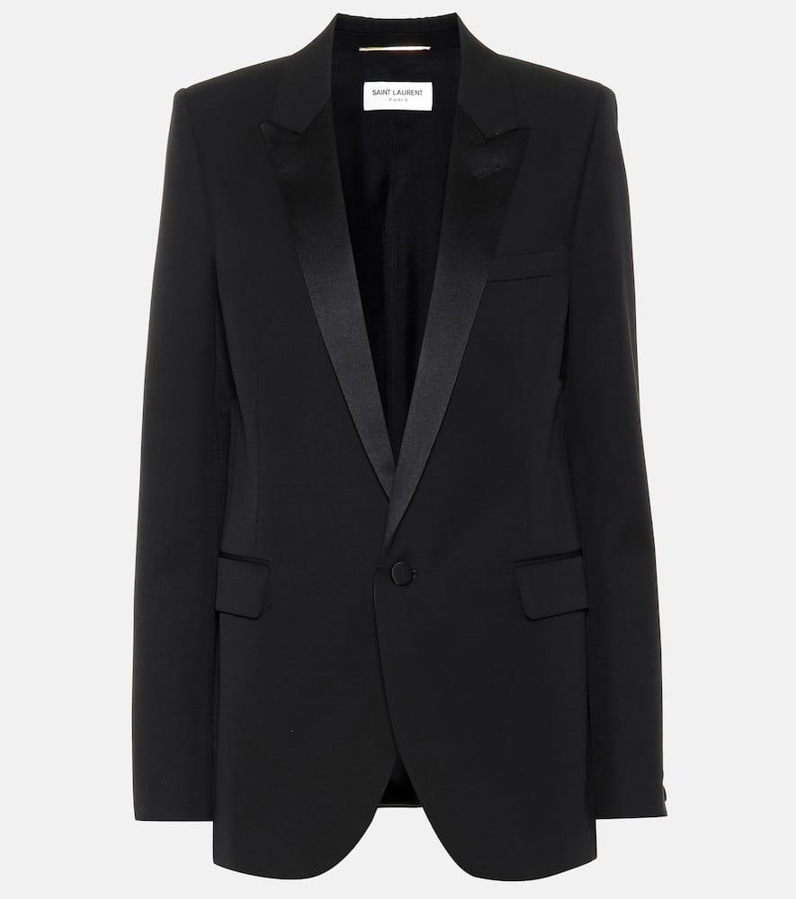 saint laurent virgin wool blazer