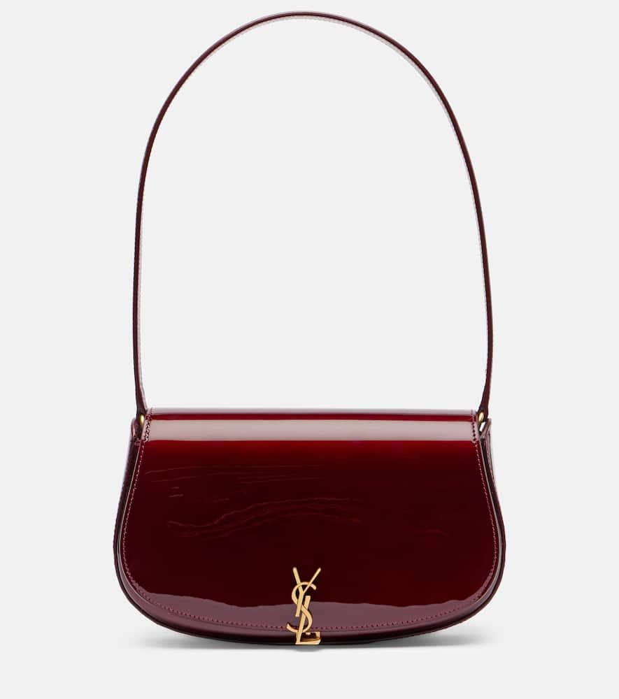 saint laurent voltaire mini patent leather shoulder bag