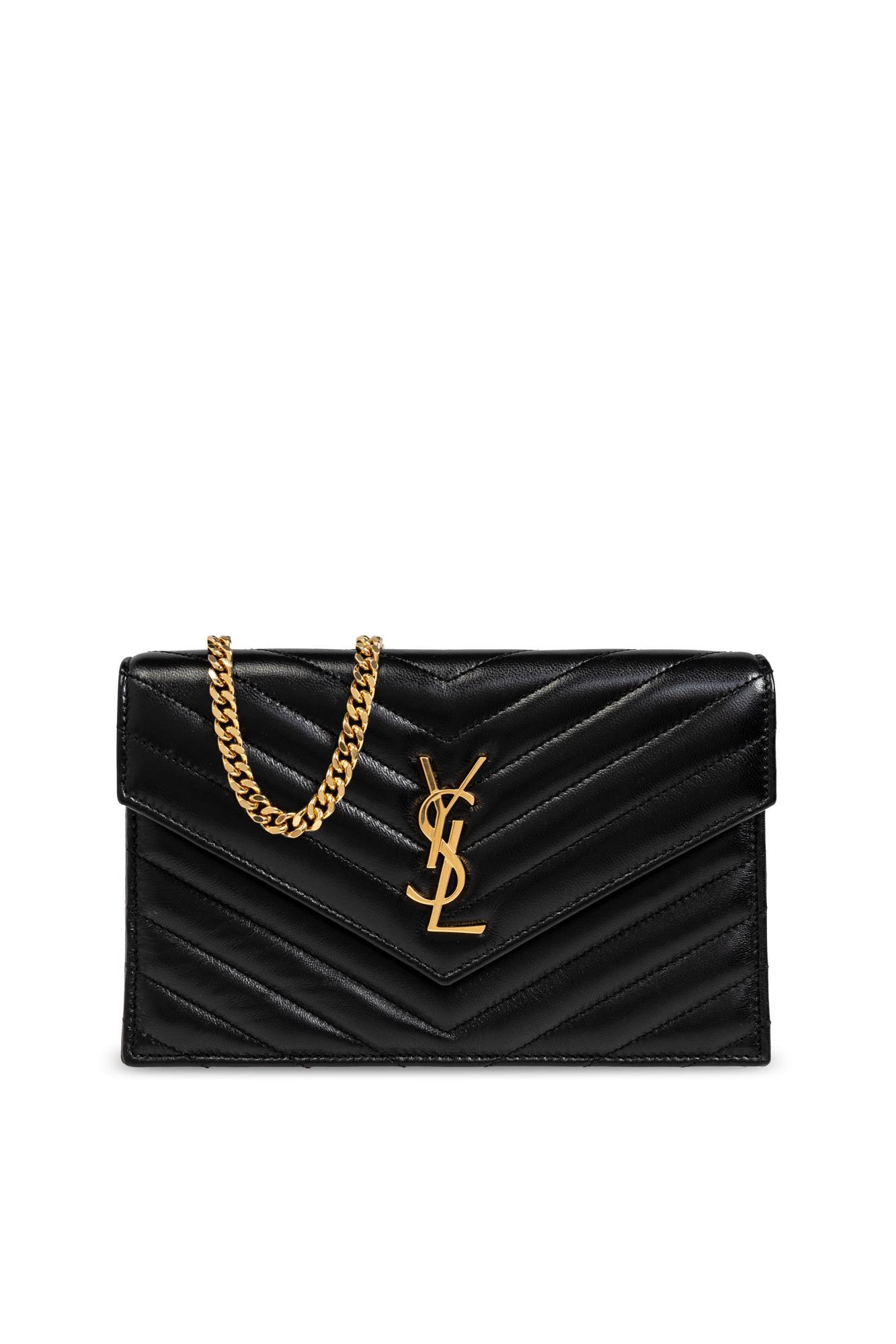 saint laurent wallet on chain cassandre envelope