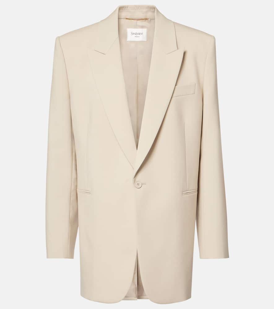 saint laurent wool blazer