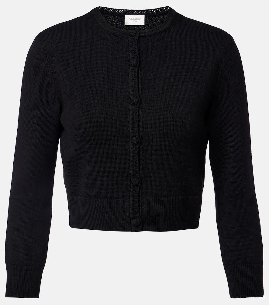 saint laurent wool cardigan
