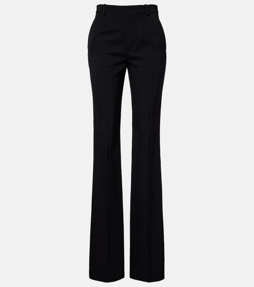 saint laurent wool grain de poudre tuxedo pants