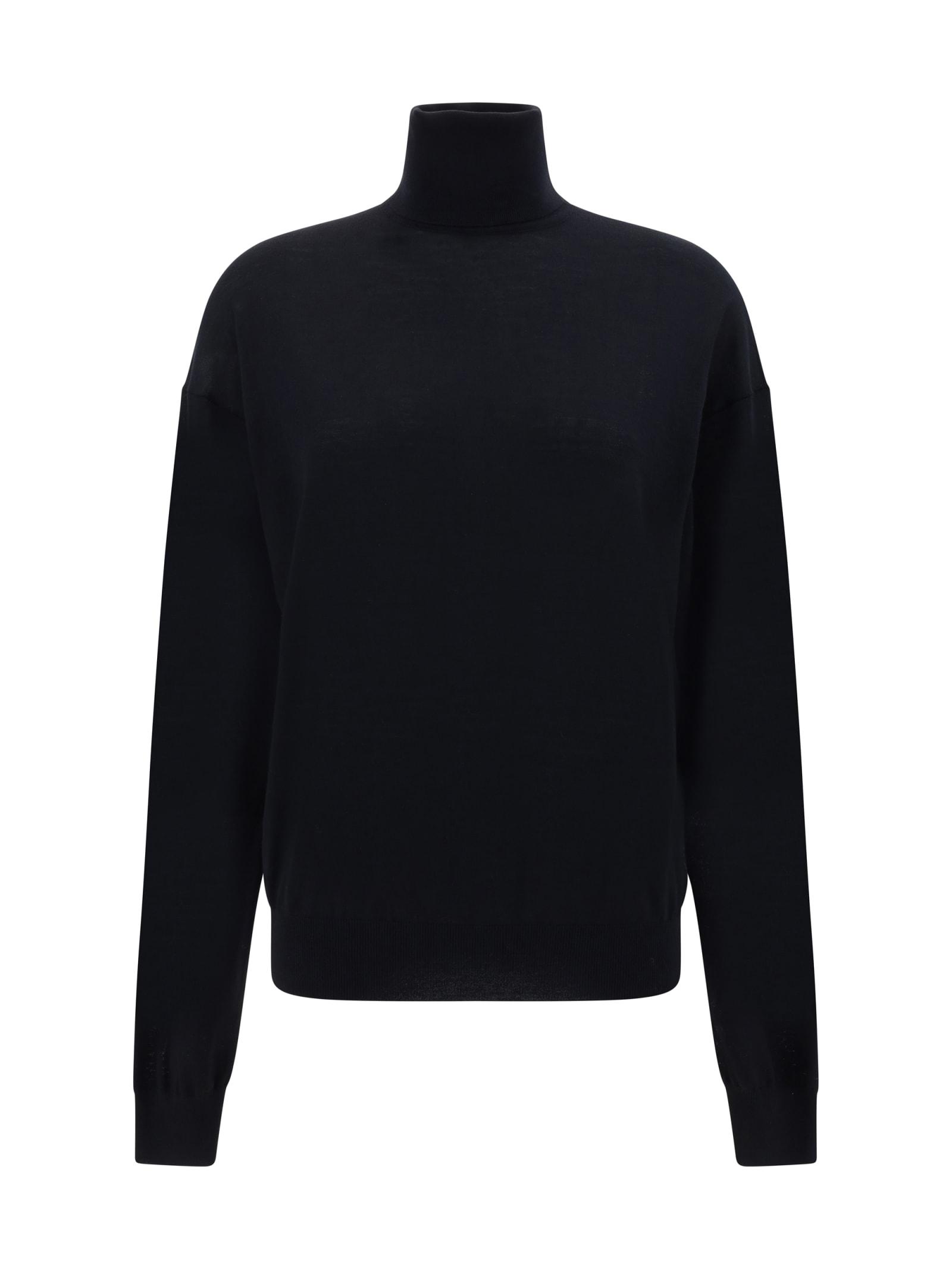 saint laurent wool turtleneck sweater