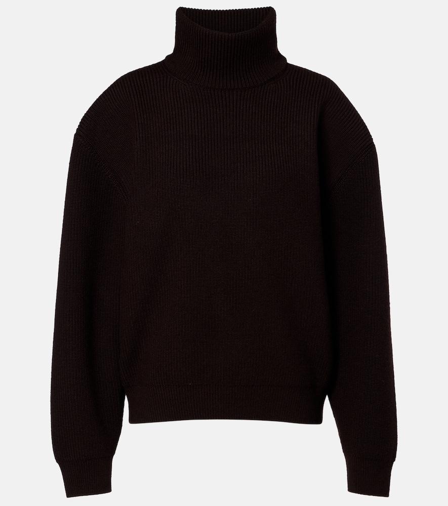 saint laurent wool turtleneck sweater