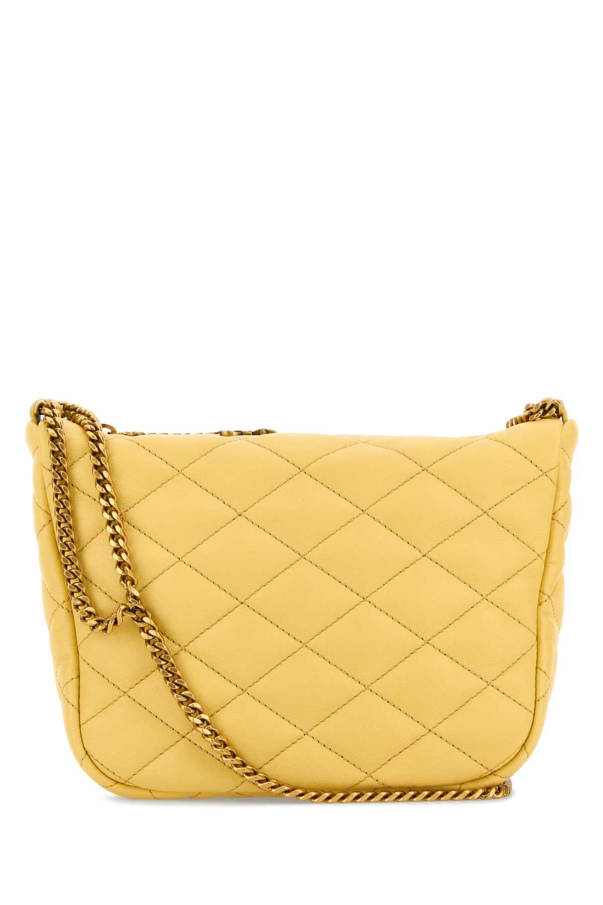 saint laurent yellow leather crossbody bag