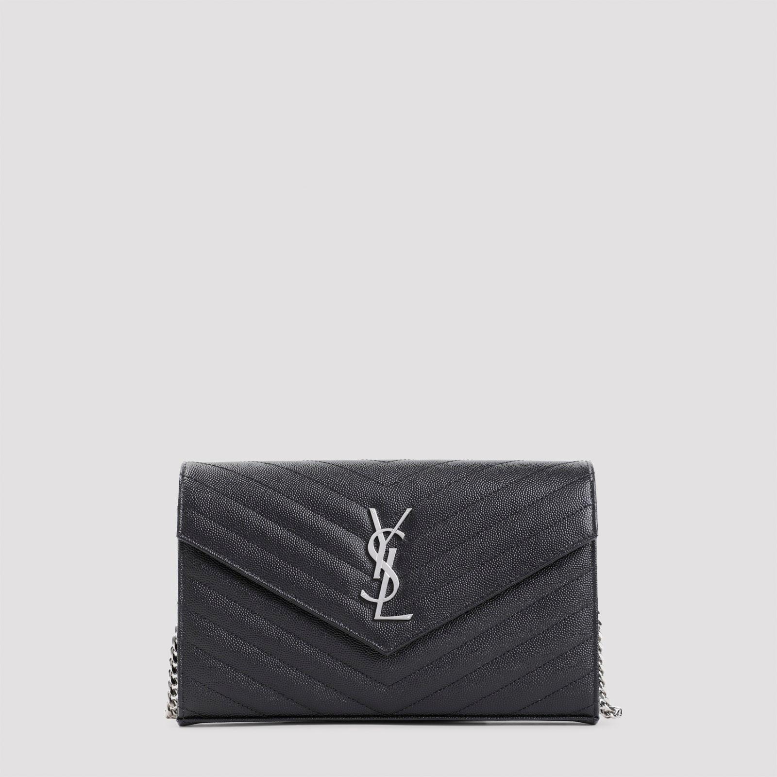 saint laurent ysl chain wallet