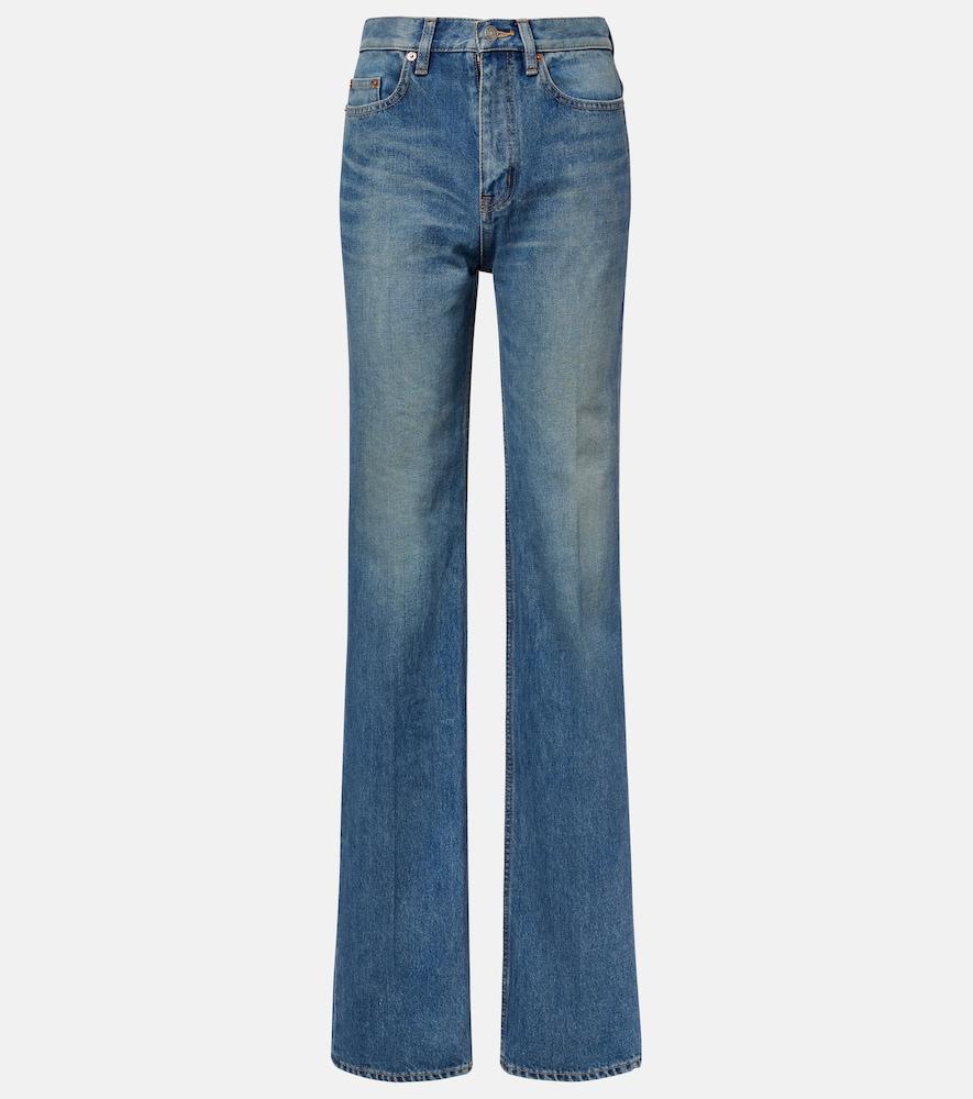 saint laurent yves flared jeans