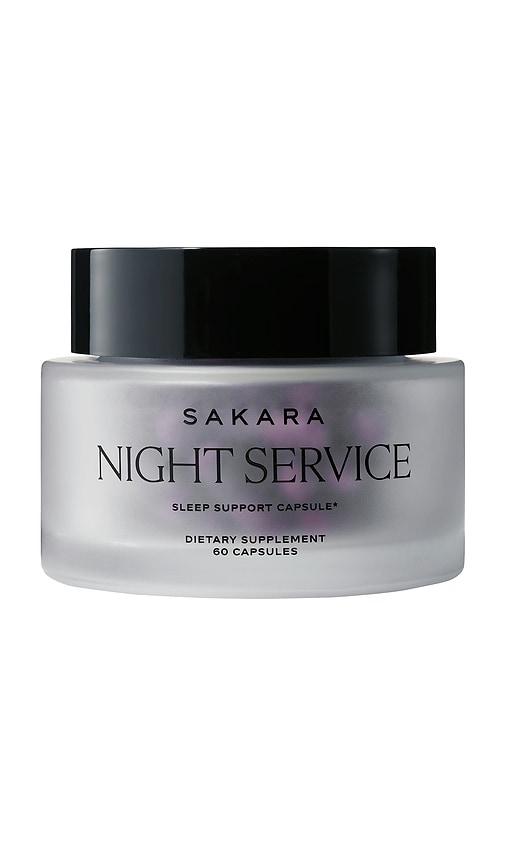 sakara night service sleep support capsules in beauty: na.