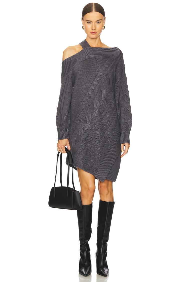 salem oversized knit dress