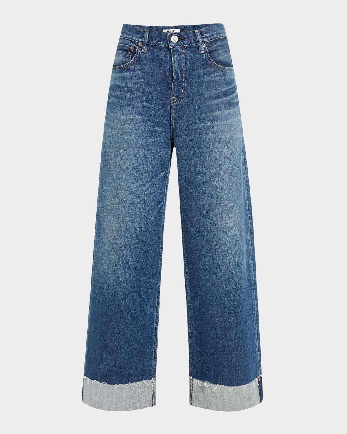 salisbury wide cuffed jeans