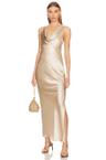 sally cowl neck maxi dress