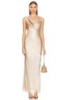 sally cowl neck maxi dress