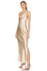 sally cowl neck maxi dress