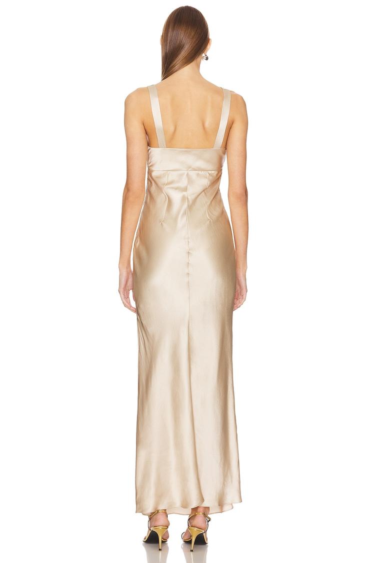 sally cowl neck maxi dress