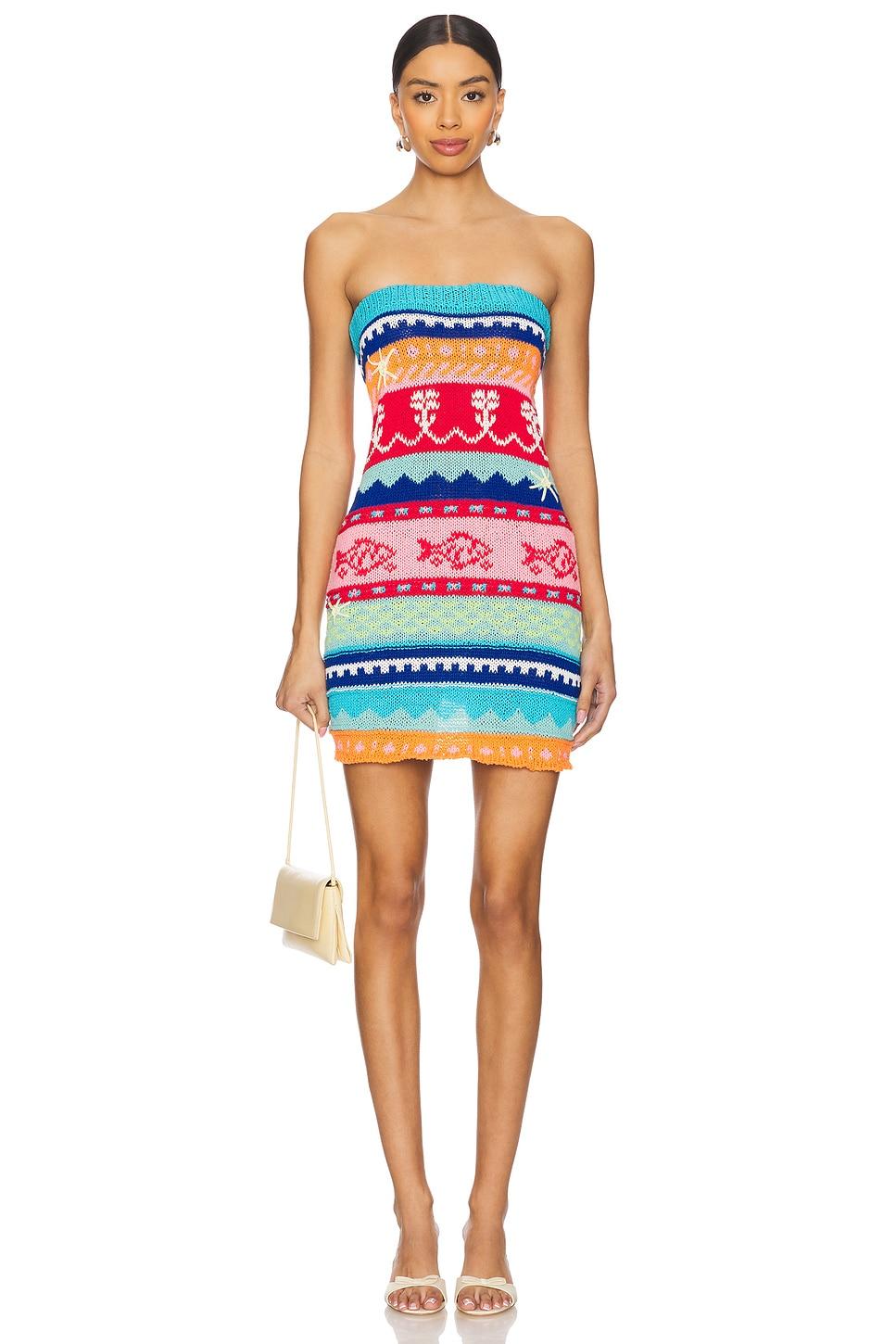 salma knitted mini dress