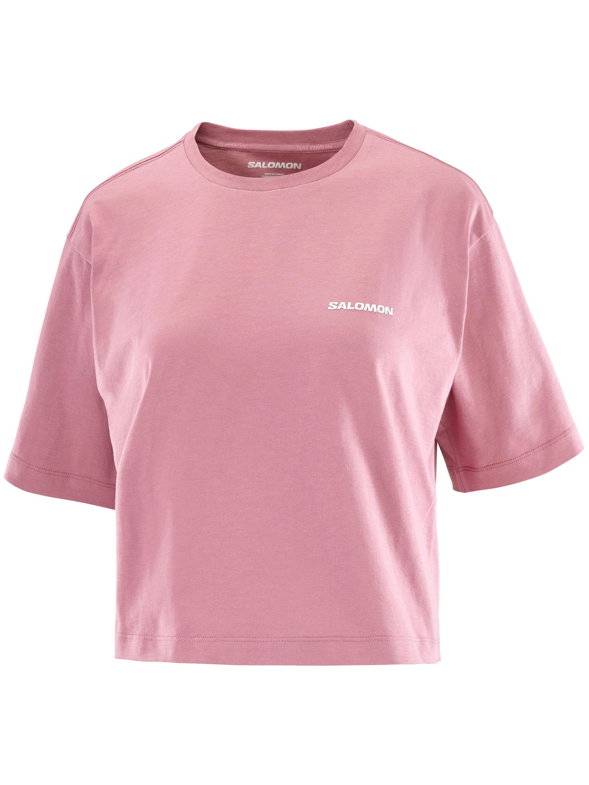 salomon t-shirt pink & purple - women