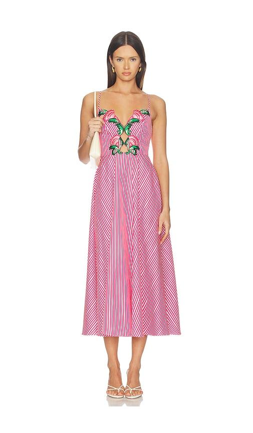 saloni jana-b dress in pink.