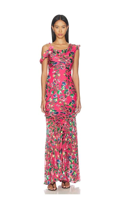 saloni seema dress in pink.
