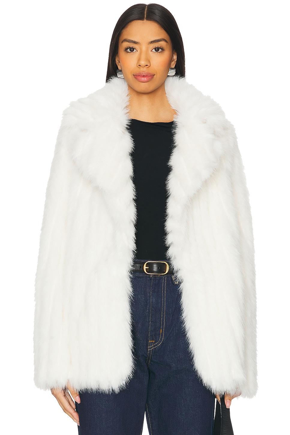 salt lake faux fur coat