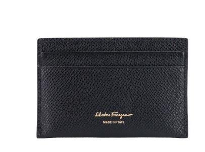 salvatore ferragamo wallets black - women