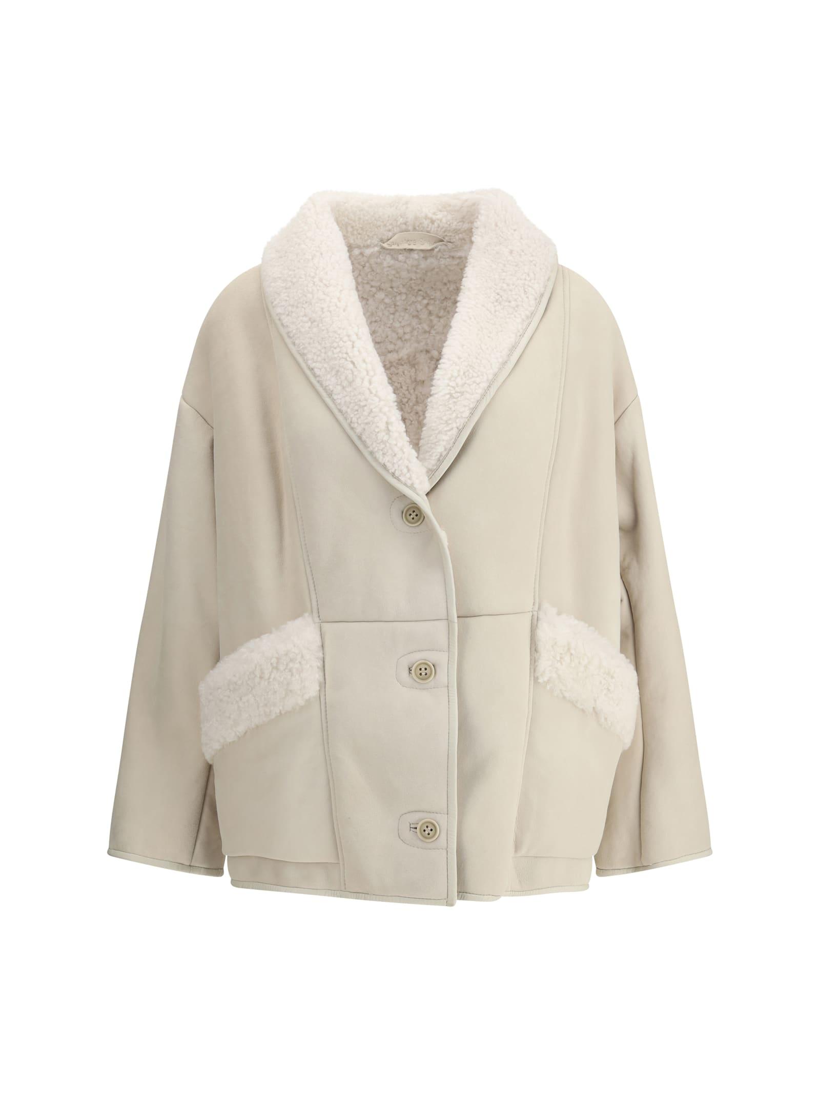 salvatore santoro shearling jacket