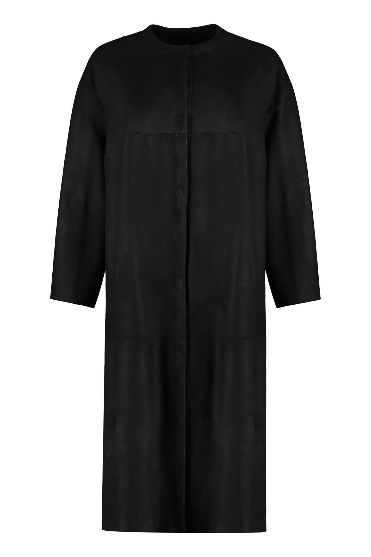 salvatore santoro suede jacket