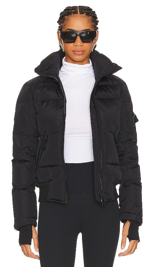sam. freestyle bomber in black.