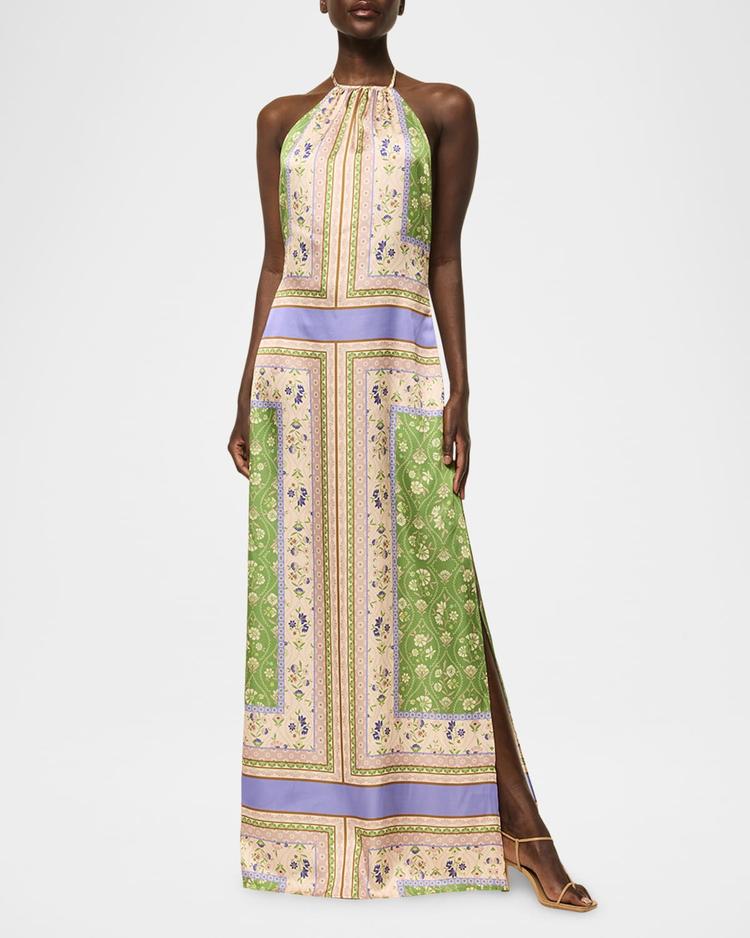samantha halter maxi dress