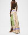 samantha halter maxi dress