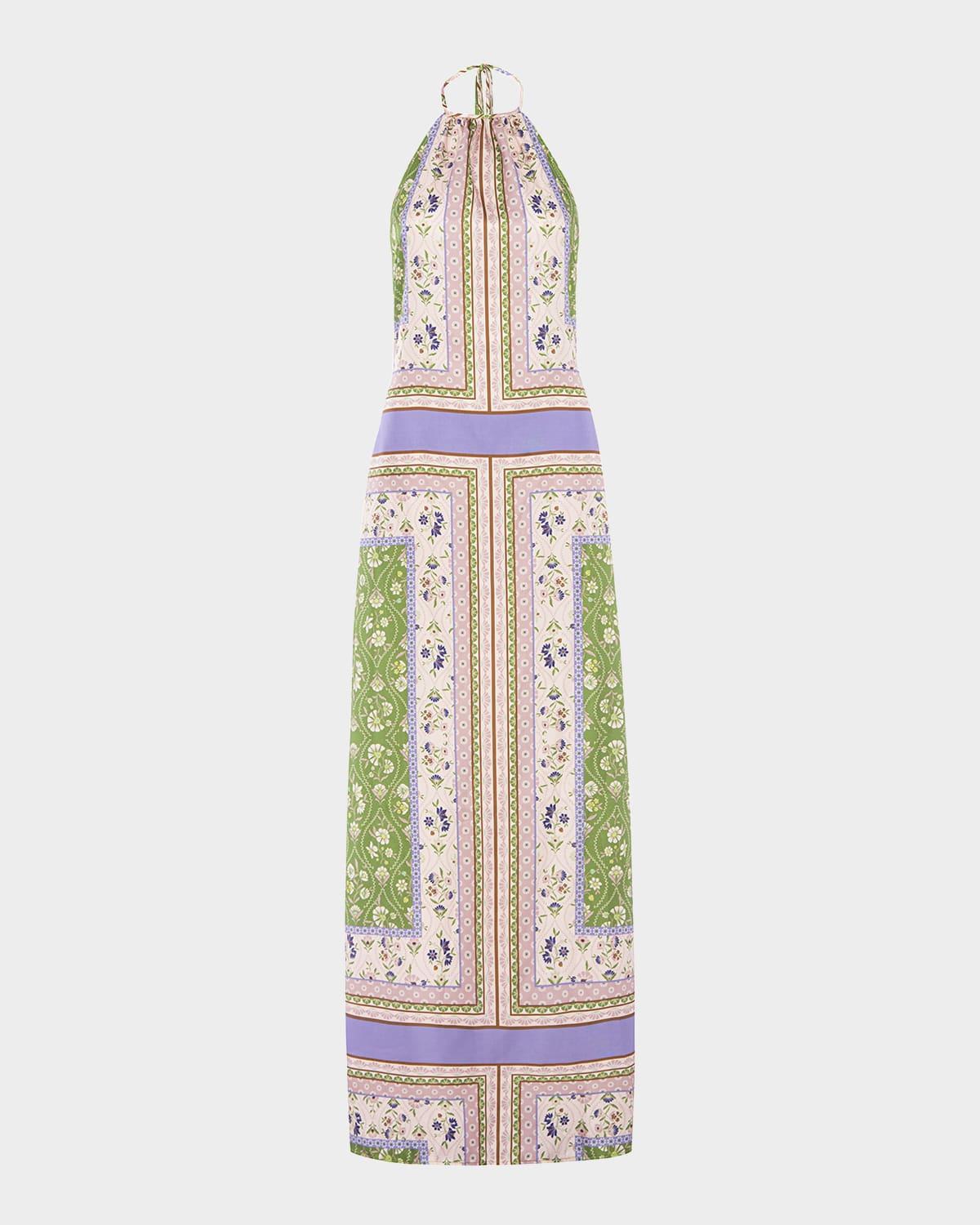 samantha halter maxi dress